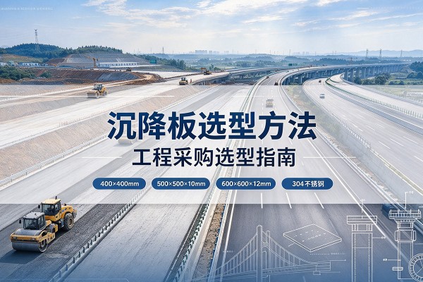 阳山沉降板选择方法