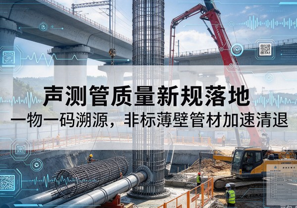 阳山声测管质量新规落地，一物一码溯源，非标薄壁管材加速清退