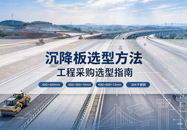 阳山沉降板选择方法